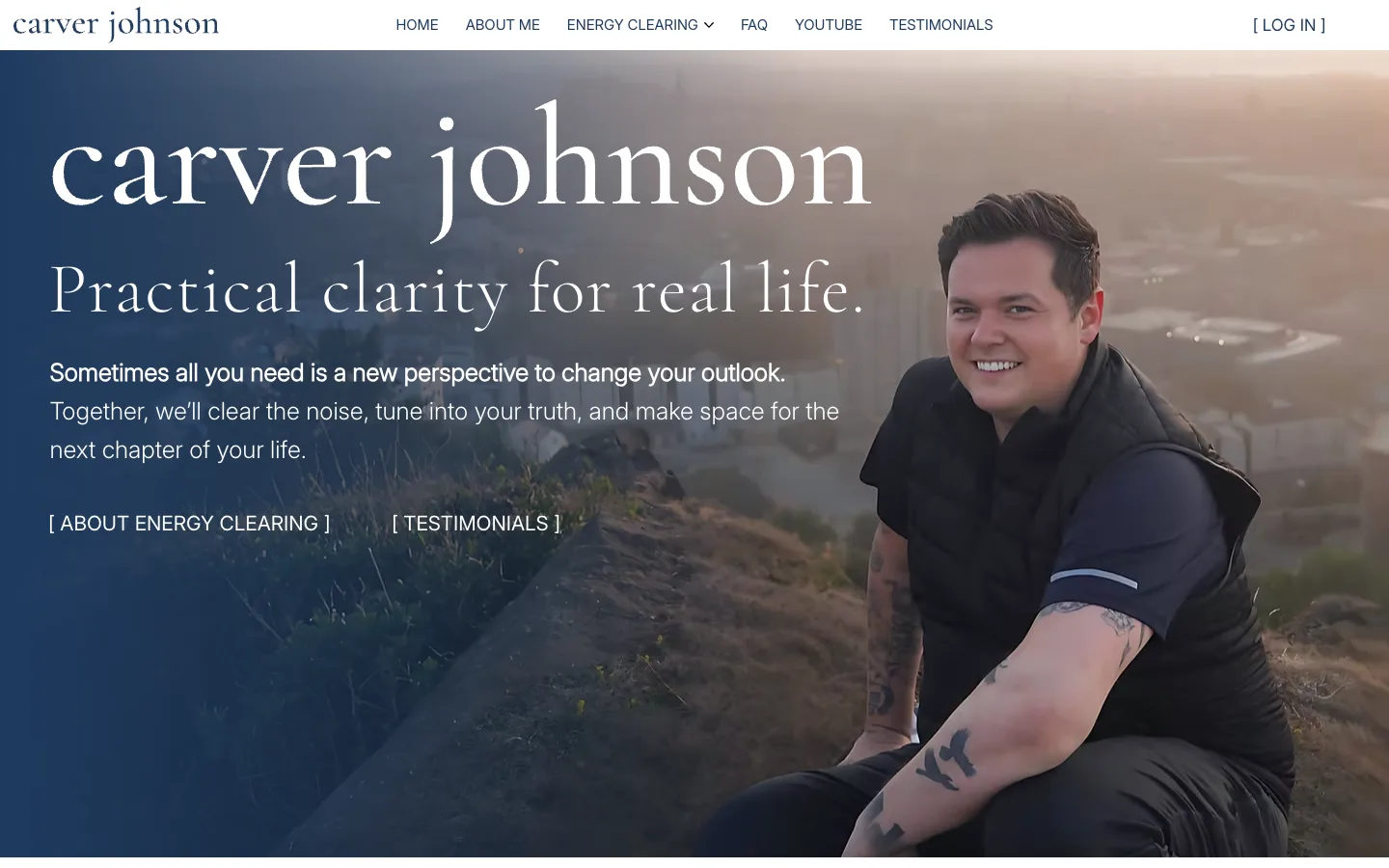 Carver Johnson website preview