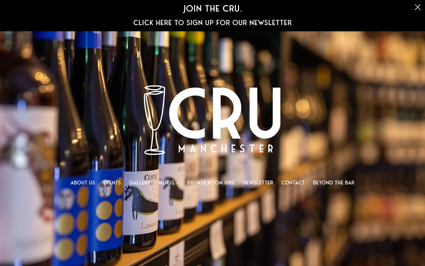 CRU Manchester website preview