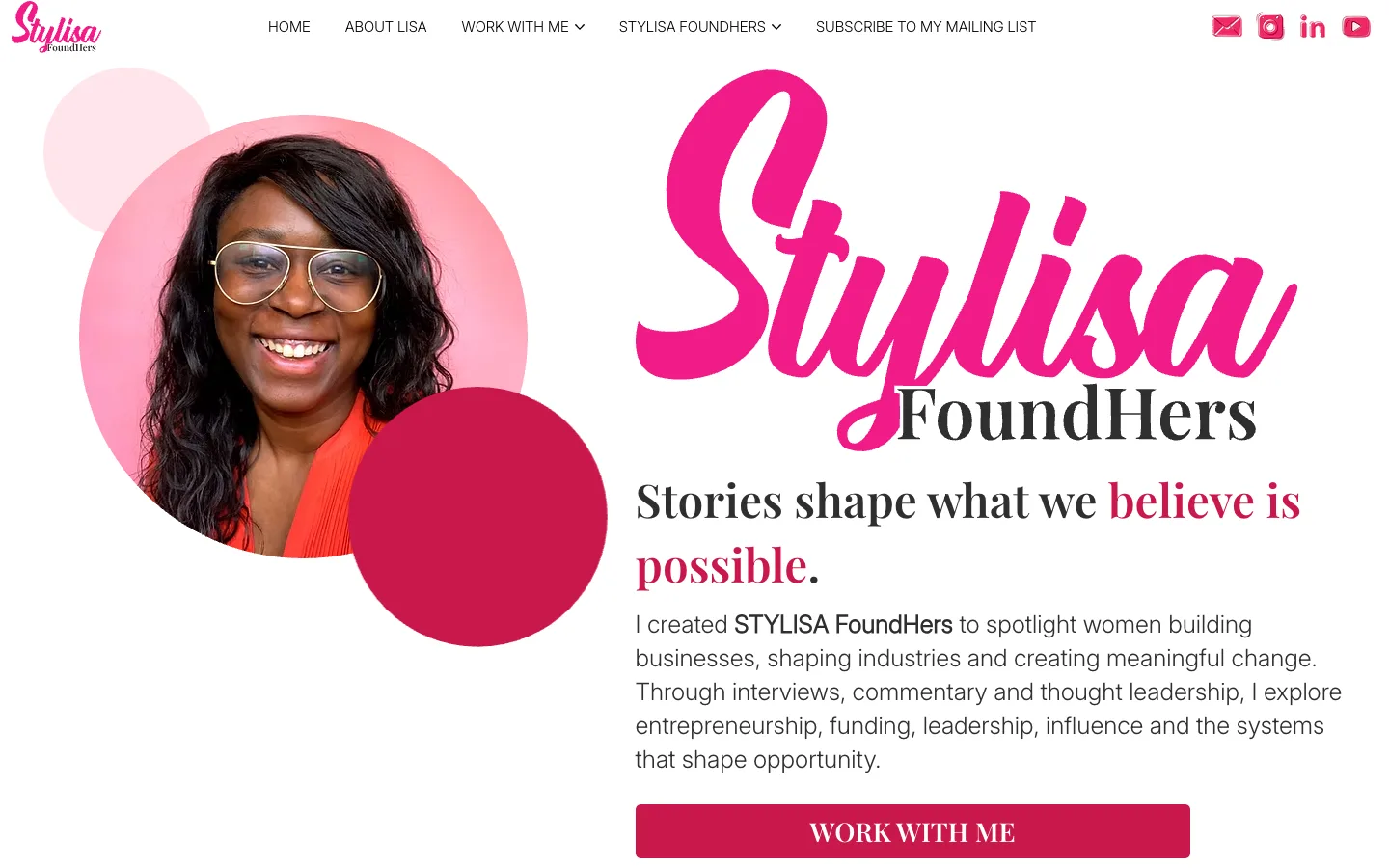 Lisa Maynard-Atem website preview