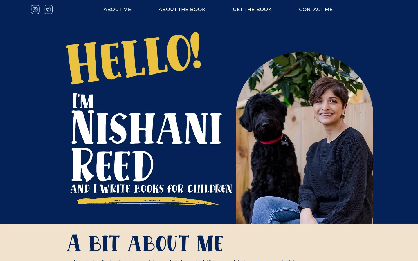 Nishani Reed website preview